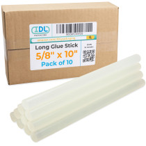 5/8" x 10" Extra Strong Hot Glue Sticks for Glue Guns, Clear